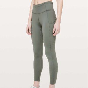 Lululemon Fast & Free 7/8 Tight II *Non-Reflective Nulux 25"